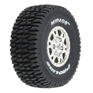 ProLine 1/16 Mirage TT F/R Tires MTD 12mm Silver Impulse (4)