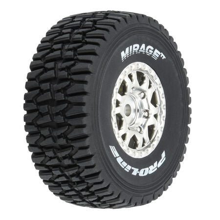ProLine 1/16 Mirage TT F/R Tires MTD 12mm Silver Impulse (4)