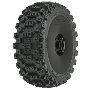 Proline 1/8 Badlands MX M2 Front/Rear Buggy Tires Mounted 17mm Black (2)