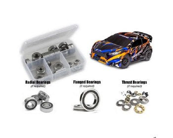 RC Screwz Traxxas Ford Fiesta ST Rally VXL Rubber Shielded Bearing Kit