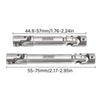 INJORA Steel F/R Center Drive Shafts for SCX24 C10 JLU Bronco Base Camp 4Runner Silver