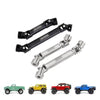 INJORA Steel Front Rear Center Drive Shafts for SCX24 C10 JLU Bronco Base Camp 4Runner (Black)