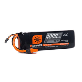 SPMX40003S30 11.1V 4000mAh 3S 30C Smart LiPo Battery: IC3