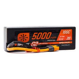 SPMX53S100H3 11.1V 5000mAh 3S 100C Smart G2 Hardcase LiPo Battery: IC3