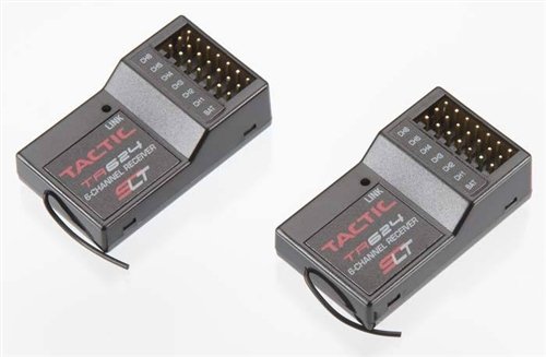 Tactic TR624 2.4GHz 6_Channel SLT Receivers (2pk)