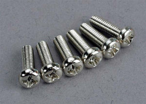 Traxxas Screws, 3x10mm Roundhead Machine (6)