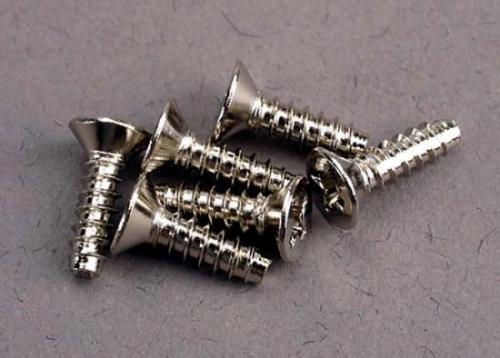 Traxxas Screws 3x10mm Countersunk Self-Tapping (6)