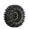 INJORA 87g Brass Swamp Claw 70*27mm S5 Mud Terrain 1.3" Wheel Tires Set for 1/18 1/24 RC Crawler Car