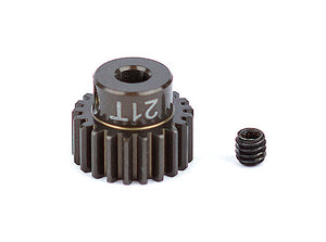 Team Associated FT Aluminum Pinion Gear, 21T 48P, 1/8