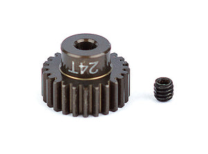 Team Associated FT Aluminum Pinion Gear, 24T 48P, 1/8