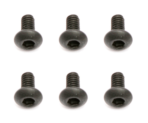 Team Associated 2x4mm Button Head Screw (6)