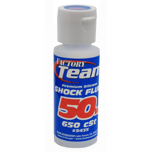 Team Associated 50Wt Silicone Shock Oil, 2oz