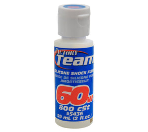 Team Associated 60Wt Silicone Shock Oil, 2oz