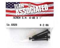 Team Associated 4-40 x 1" Cap Head Screw (6)