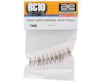 Team Associated Front Shock Springs (3.70lb/Gold) (2)