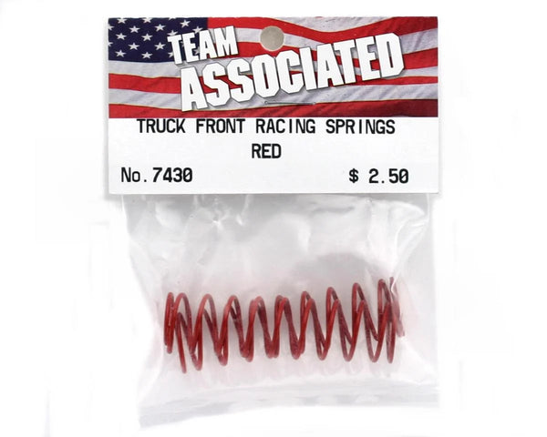 Team Associated Front Truck Shock Spring 3.90lb (Red) (2)