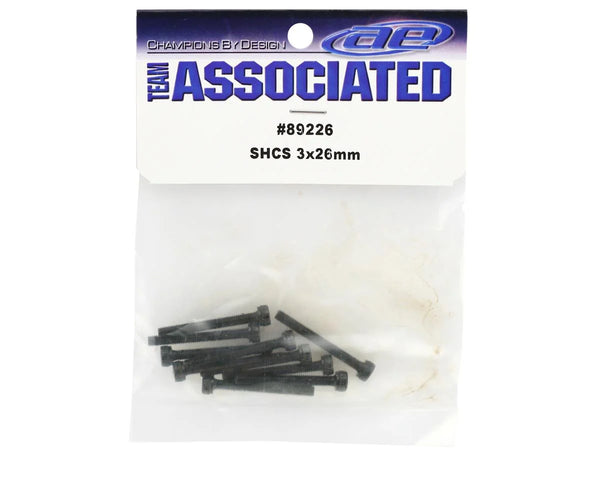 Team Associated 3x26mm SHC Screws (10)