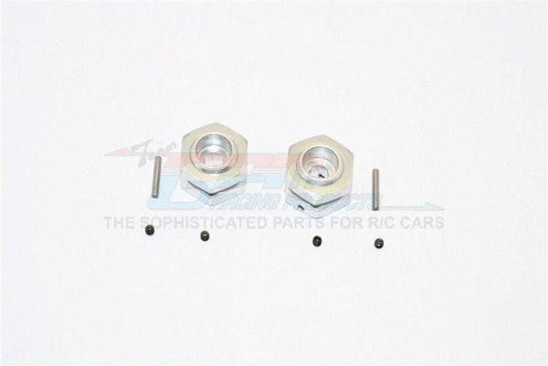 Aluminium Wheel Hex Adapter 12mm Convert To 17mm 7mm Offset With 17mm Lock Nut Demo Car Install On Rear To Confirm 2pcs set