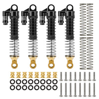 INJORA 59mm Long Threaded Oil Shocks with Brass End for 1/18 TRX4M