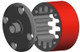 Team Corally Diff. Case-Center-35mm-Alum. Center/Steel Flange (1pc)