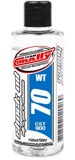 Team Corally Ultra Pure Silicone Shock Oil - 70 WT - 150ml