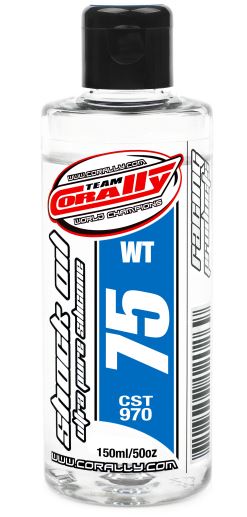 Team Corally Ultra Pure Silicone Shock Oil - 75 WT - 150ml
