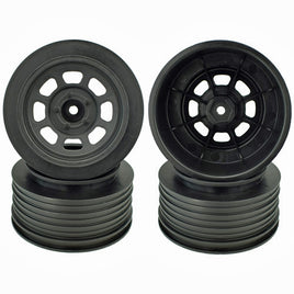 DERDS4FB Speedway Short Course Wheels, for Traxxas Slash Front, Black