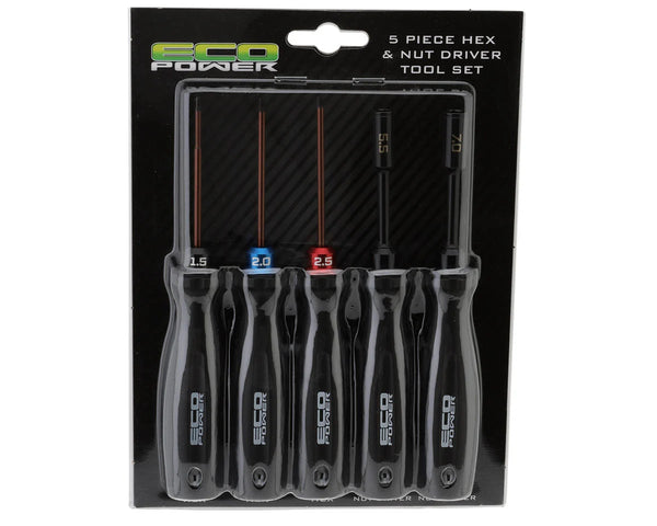 EcoPower 5-Piece RC Essential Tool Set