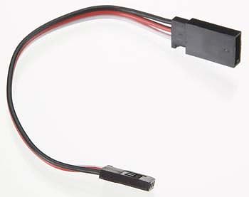 EMS Heavy Duty 4" Servo Extension with Futaba J Connector