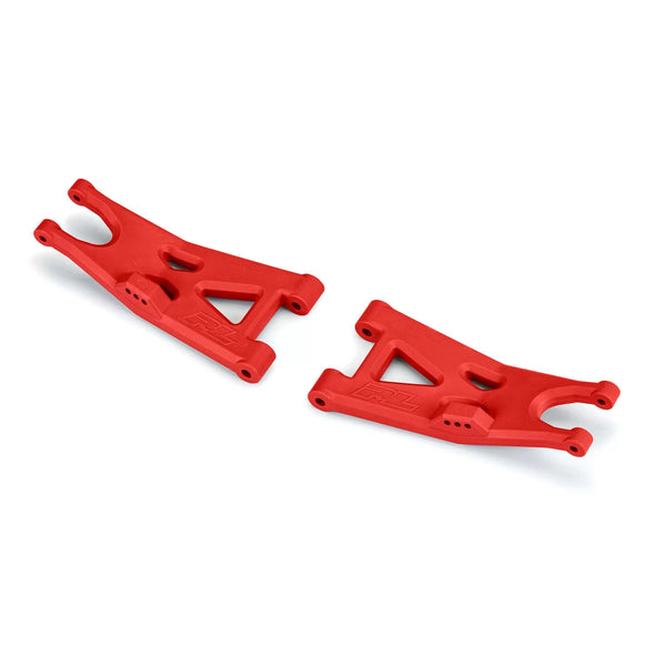 Pro-Line Bash Armor Front Suspension Arms (Red) for ARRMA 3S Vehicles