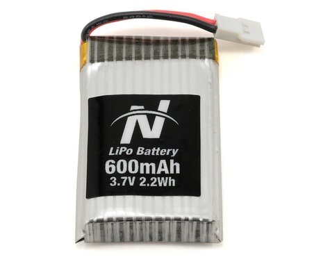Great Planes NOVUS 1S 600mAh 15C Li-Po Battery CP/FP