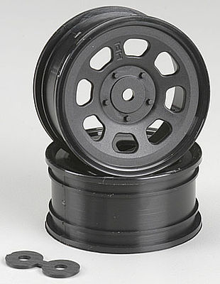 HPI Stock Car Wheel 26mm Black (1mm Offset)