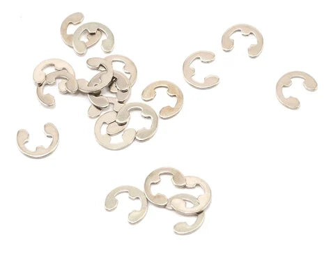 HPI E-Clip E2.5MM (20PCS) Silver (For Sprint Gear Differential)