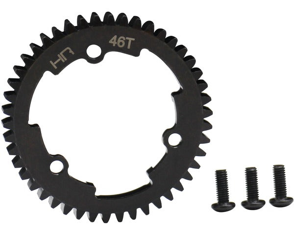 Hot Racing 46 Tooth 1 Steel Spur Gear, for E Revo 2, X-Maxx & XO-1