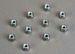 Traxxas Nuts Nylon Locking 4mm (10)