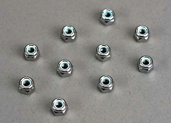 Traxxas Nuts Nylon Locking 4mm (10)