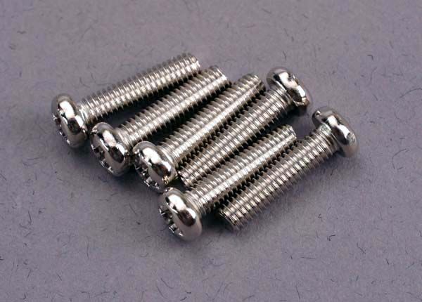 Traxxas Screws Round-Head 3x12mm (6)
