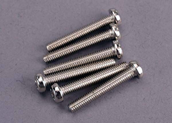 Traxxas screws round-head 3x20mm (6)