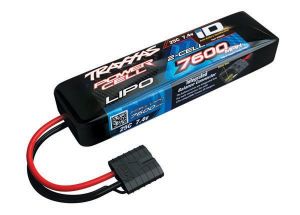 Traxxas 2s lipo 7600mah 7.4v 25c