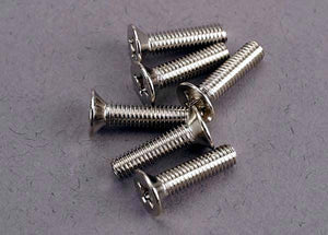 Traxxas Screws Countersunk 3x12mm (6)