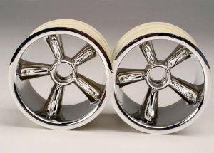 Traxxas Wheels Pro Star Chrome 2.2 Front