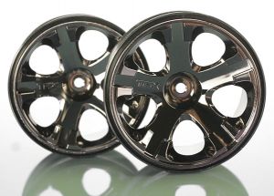 Traxxas Wheels ALSTR Black Chrome 2.8 Front