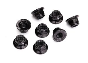 Traxxas nuts flanged locking steel 5mm