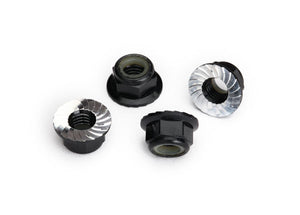 Traxxas Nuts Flanged Locking Black 5mm