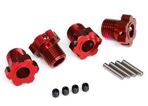 Traxxas wheel hub 17mm splined red
