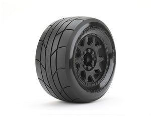 1/8 MT 3.8 Super Sonic Tires Mounted on Black Claw Rims,
