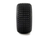 Losi 22S Dirt Late Model Hoosier 1/10 Pre-Mounted Tires (Satin Aluminum) (2) (Soft) (Front/Rear)