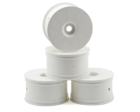 LOS Truggy Wheels, 0 Offset, White: 8T 2.0| EVS Hobbies USA