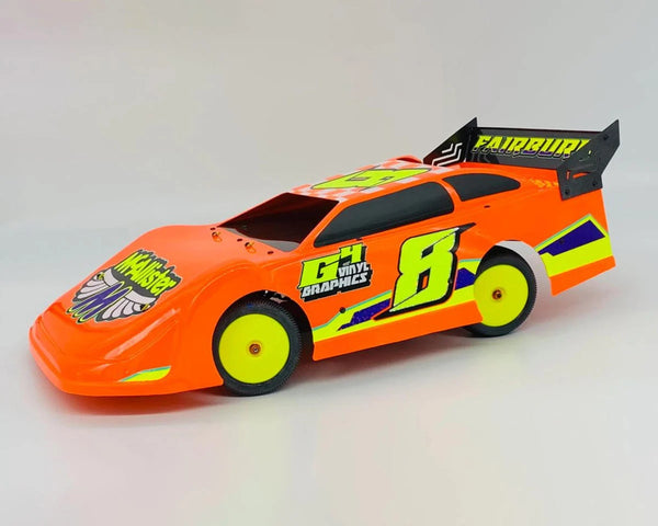 McCallister Racing Fairbury 1/10 Late Model Body (Clear) (.40)