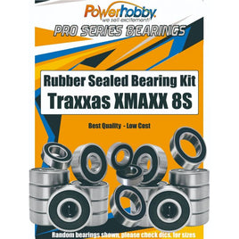 PHB022 PowerHobby Pro Series Rubber Sealed Bearing Kit FOR Traxxas X-Maxx 8S 77086-4